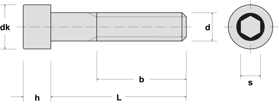 DIN 912 - Technische Zeichnung